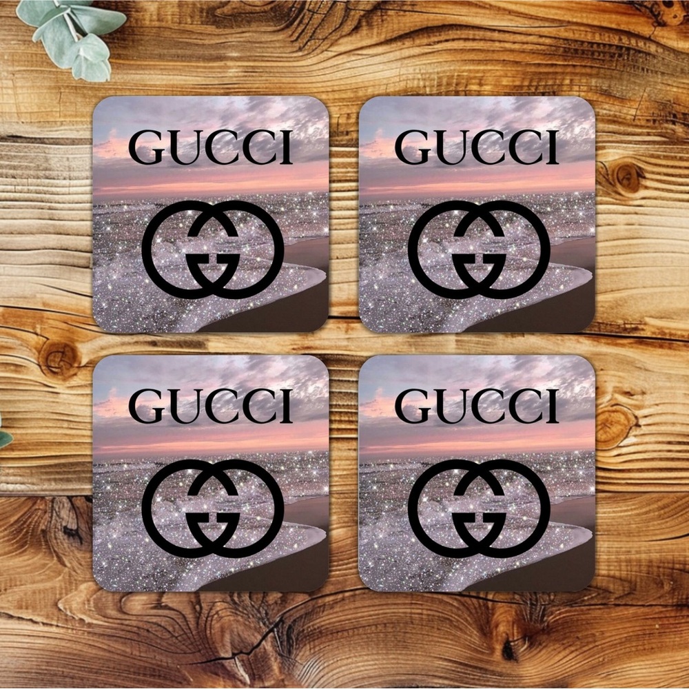 NIP HANDMADE FASHION Set of 4 Ceramic Drink Coasters